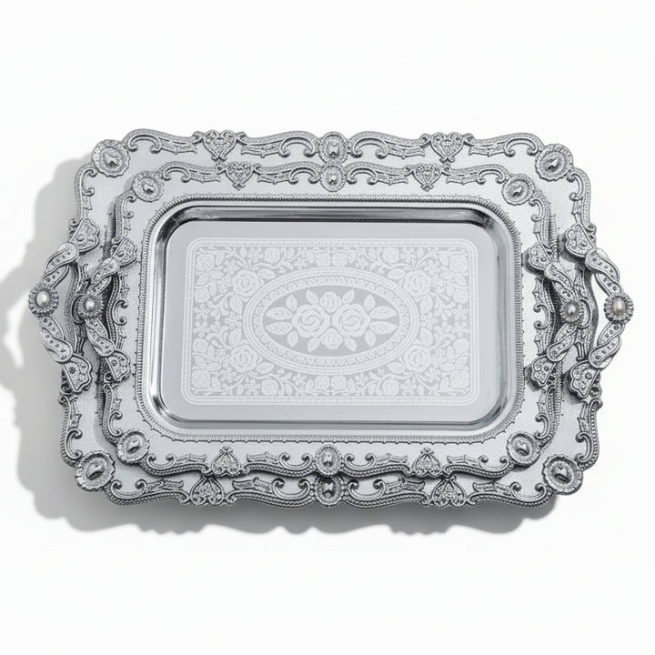 Almina Metalbakkesæt 2 stk. Guld/Sølv | Flere Varianter