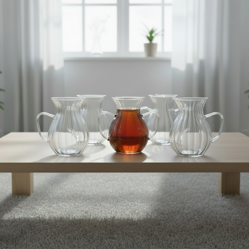 Almina Luana La Manilla Teglassæt – 6 stk, 180 ml