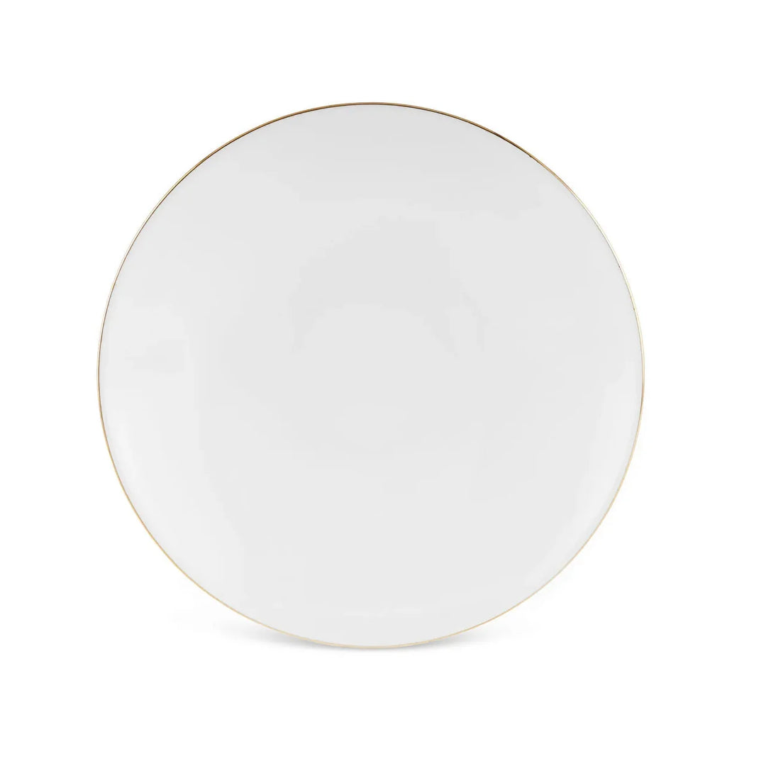 Karaca Fine Pearl - Extra Chanak Tallerkensæt - 55 dele | 12 personer | Hvid/Guld