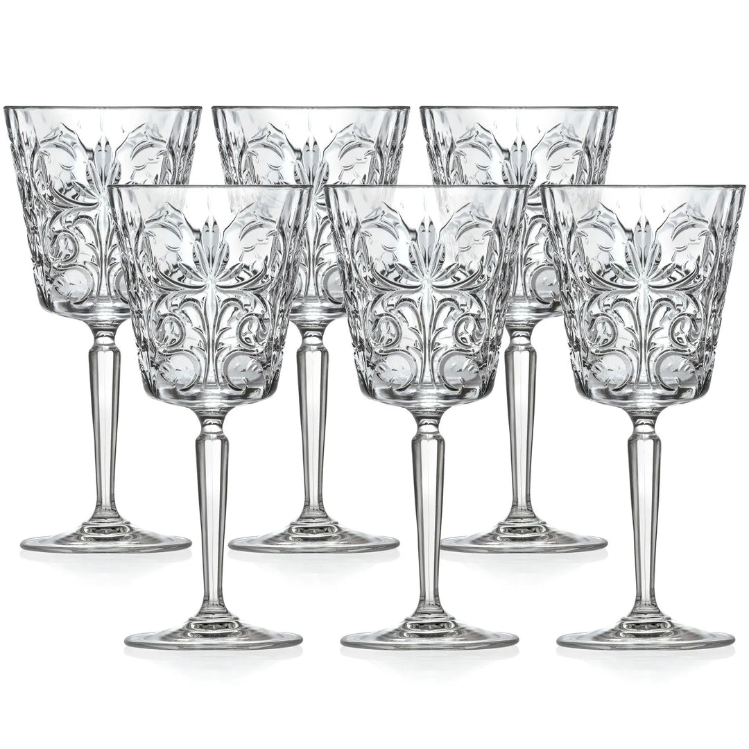 RCR Tattoo Cocktail Krystalglassæt 6 Dele - 290 ML