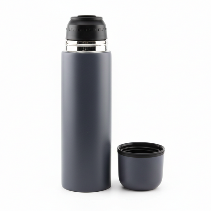 Michelino Nora Termokande – 1 Liter, Mørkegrå