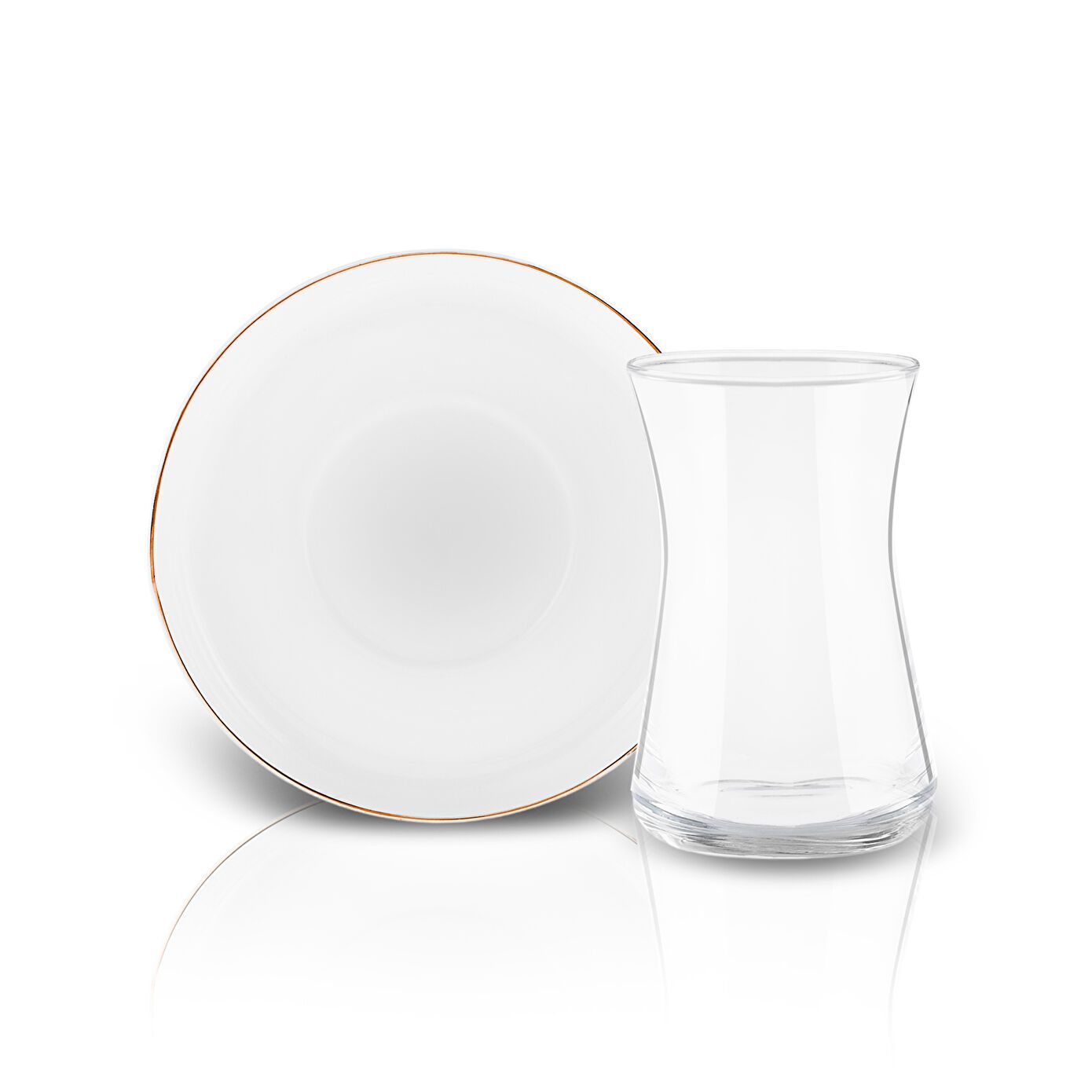 Karaca Streamline Hole 12-delt 6-personers Glas Tesæt 165 ml