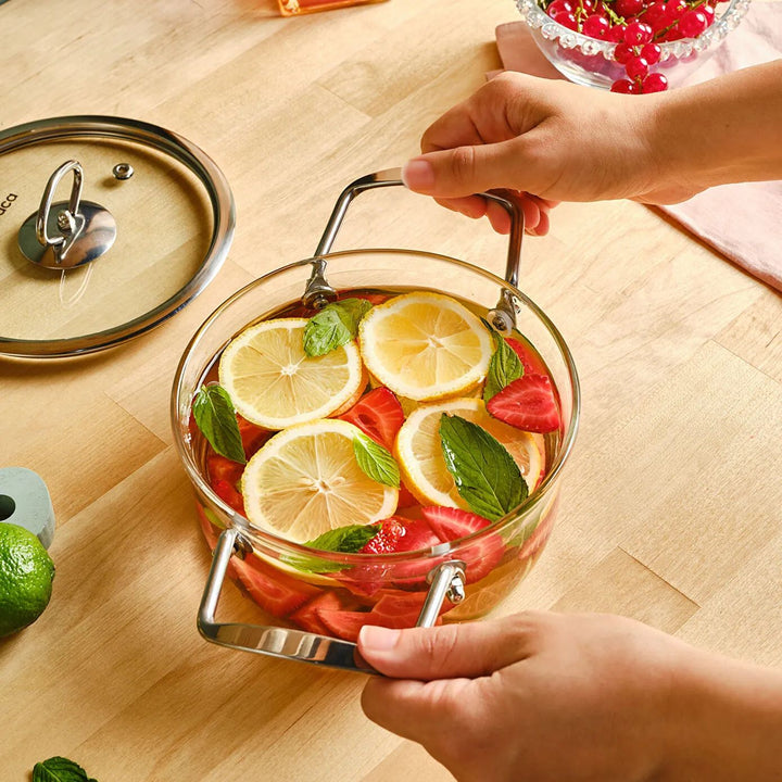 Karaca Amore Dyb Glasgryde (Borosilikat) – 16 cm