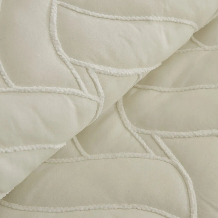 Karaca Home Vega – Dobbeltseng Sengetæppe 240x260 cm - Hvid