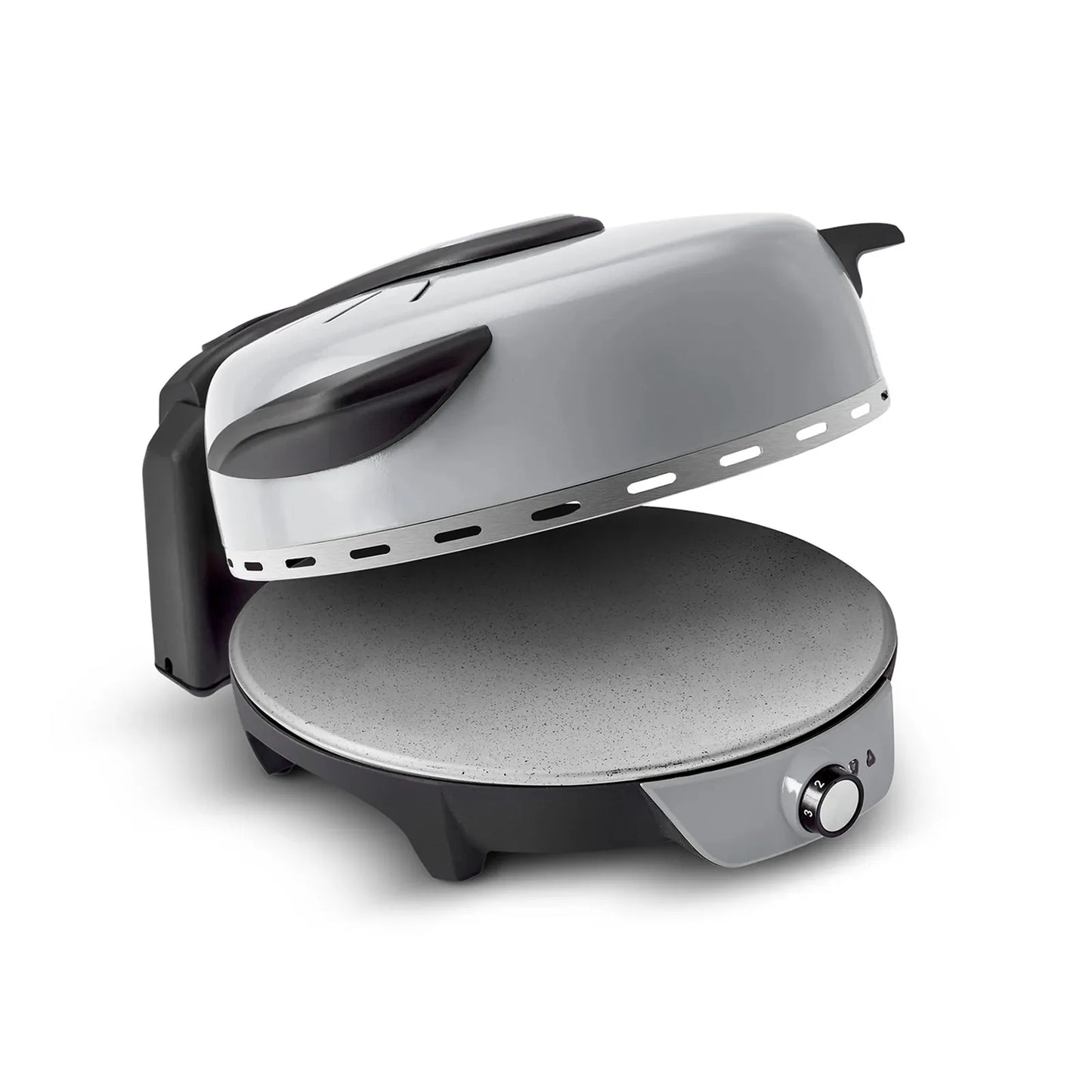 Karaca Gastro 10-i-1 Pizza, Lahmacun & Tandoori Brødmaskine – Biodiamant Sølv - 30 CM