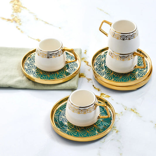Karaca Verde Kaffesæt til 6 personer – 100 ml