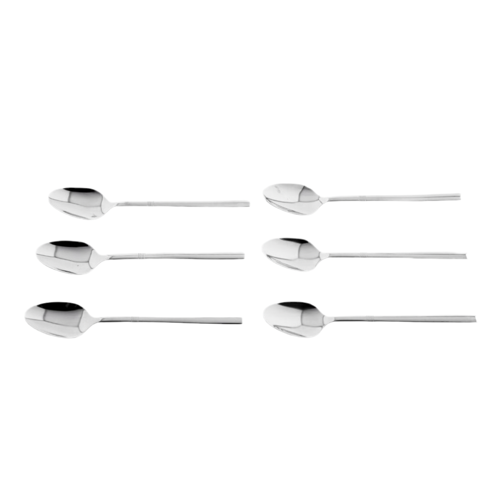 Almina Plain Teskesæt 6 stk. Rustfrit Stål