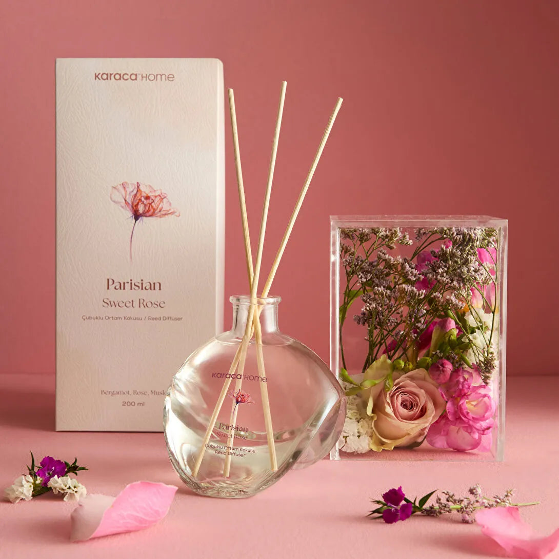 Karaca Home Parisian Sweet Rose Duftdiffuser/Duftpinde – 200 ml