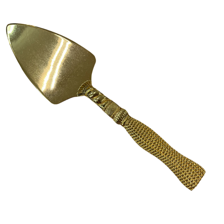 Almina Kagekniv og -Spadesæt Guld