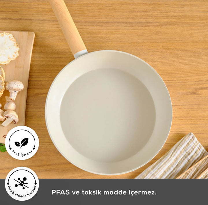 Karaca Swiss Crystal Almond Cream stegepande – 30 cm