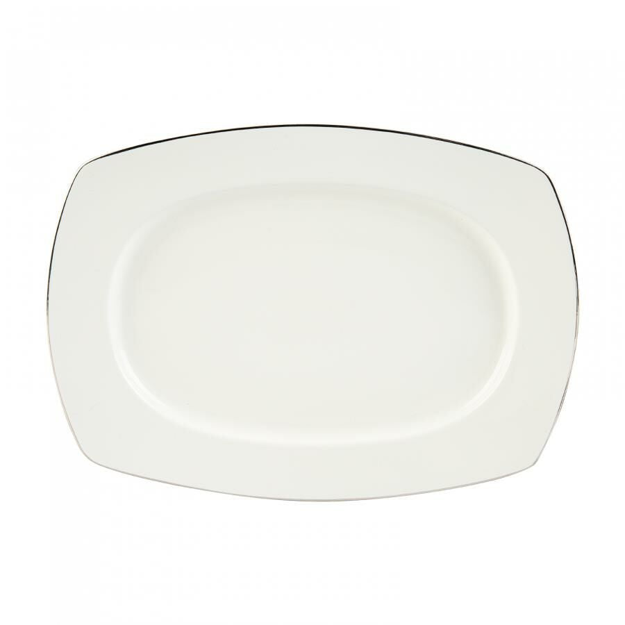 Karaca Tasia Fine Cream Middagssæt | 60 dele | 12 personer | Kvadratisk