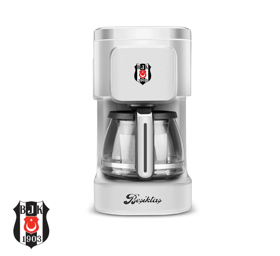 Karaca x Besiktas Just Coffee Aroma 2-in-1 Filterkaffe- og Temaskine - Hvid