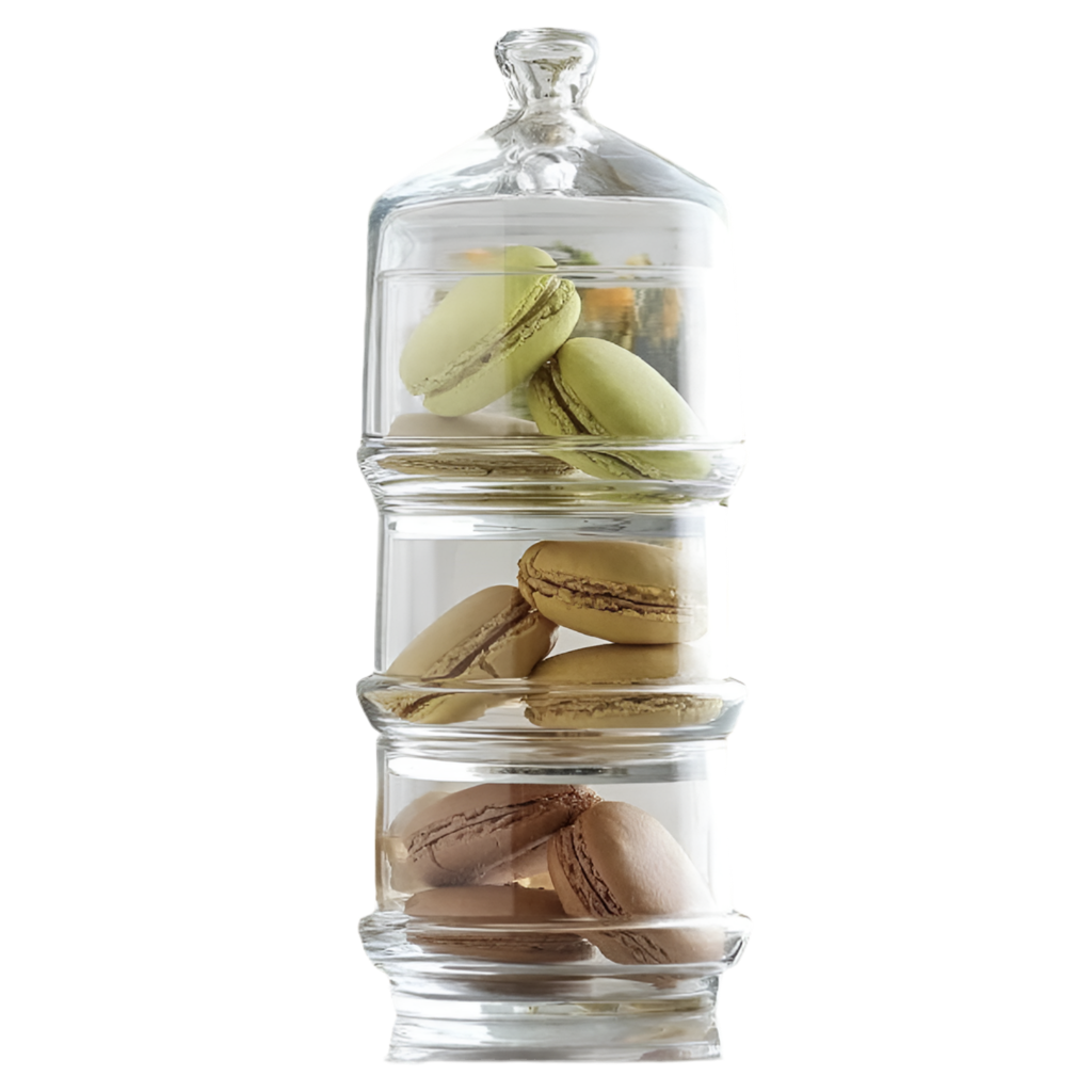 Glasopsats i 4 Dele - LAV Berry - 3 etager