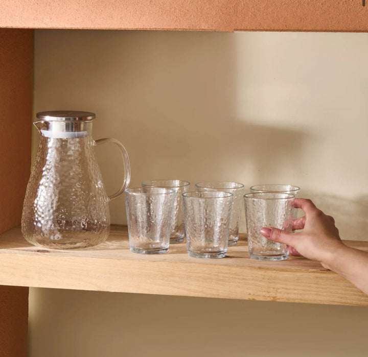 Karaca Luminous 7-dele glassæt – Transparent