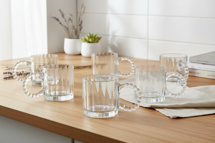 Almina Pearl Glaskrussæt – 6 stk, 300 ml