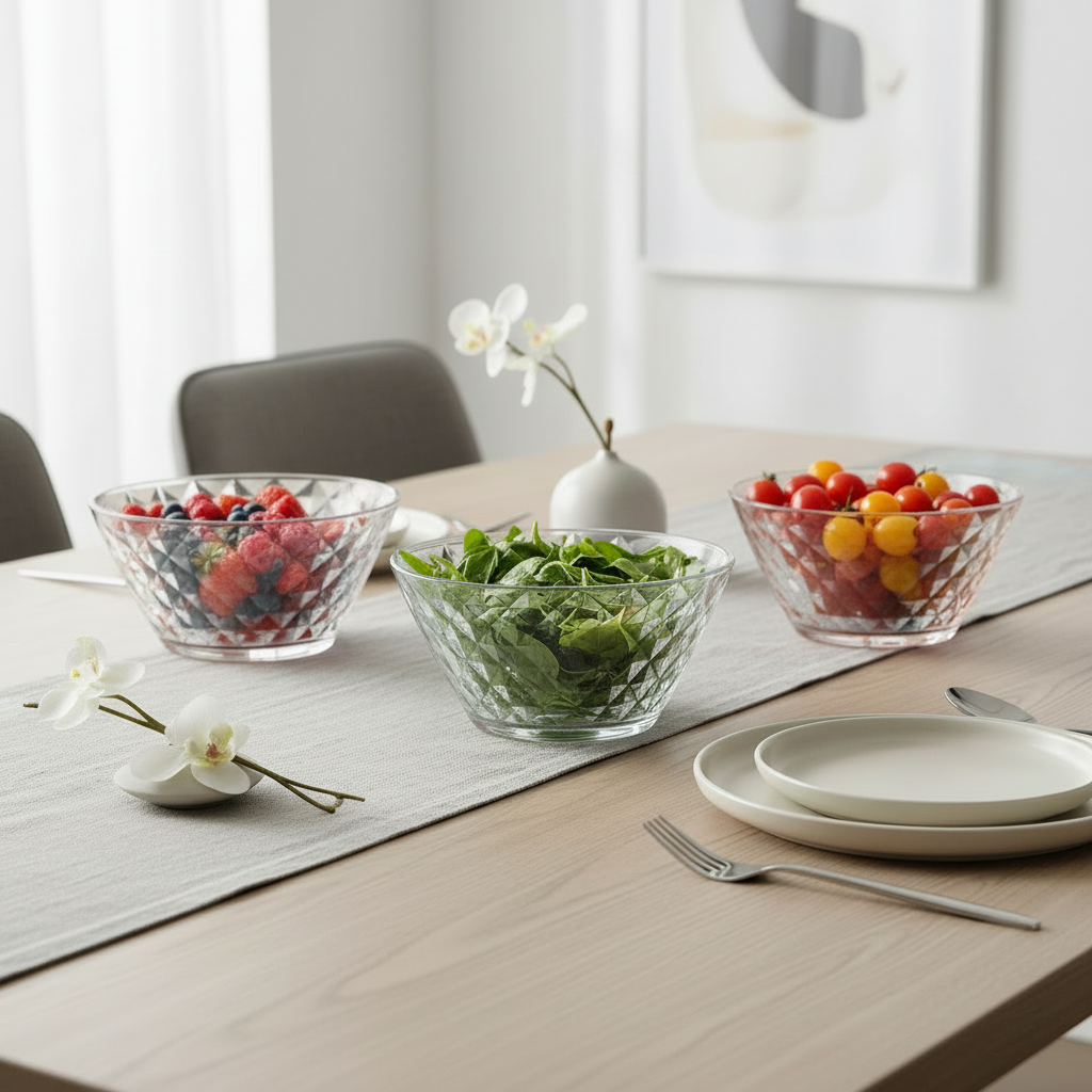 Glasskål Sæt 330 ml. 3 Stk. - Lav Artemis