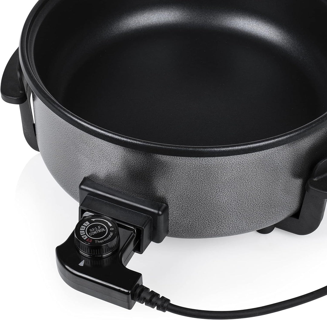 SBS Elektrisk Multifunktionel Pizza/Stegepande 32x7 cm - 5 liter - 1500 W