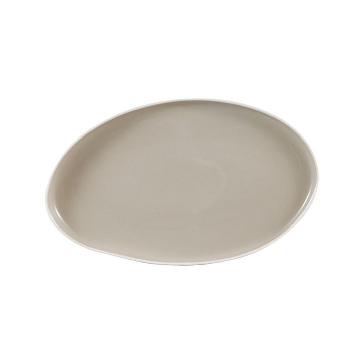 BRICARD BARLES PORCELÆNSSÆT | HVID-TAUPE 25 DELE - 6 PERSONER