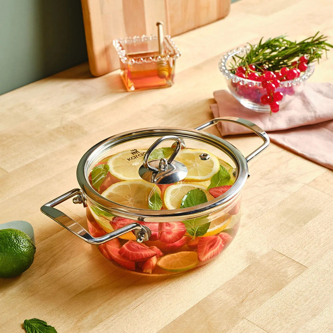 Karaca Amore Dyb Glasgryde (Borosilikat) – 16 cm