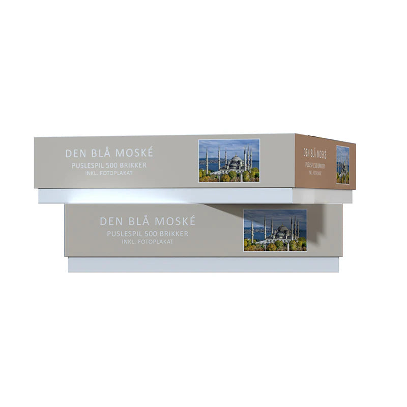 Den Blå Moské Puslespil - 500 Brikker - Finest Choice