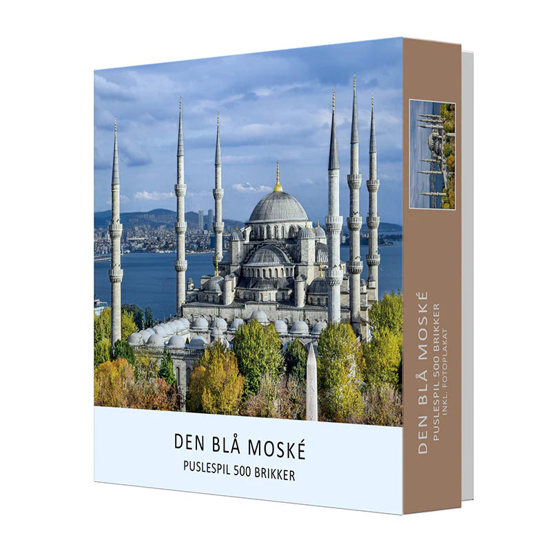 Den Blå Moské Puslespil - 500 Brikker - Finest Choice