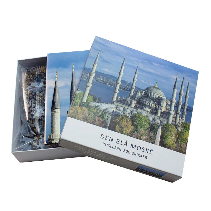 Den Blå Moské Puslespil - 500 Brikker - Finest Choice