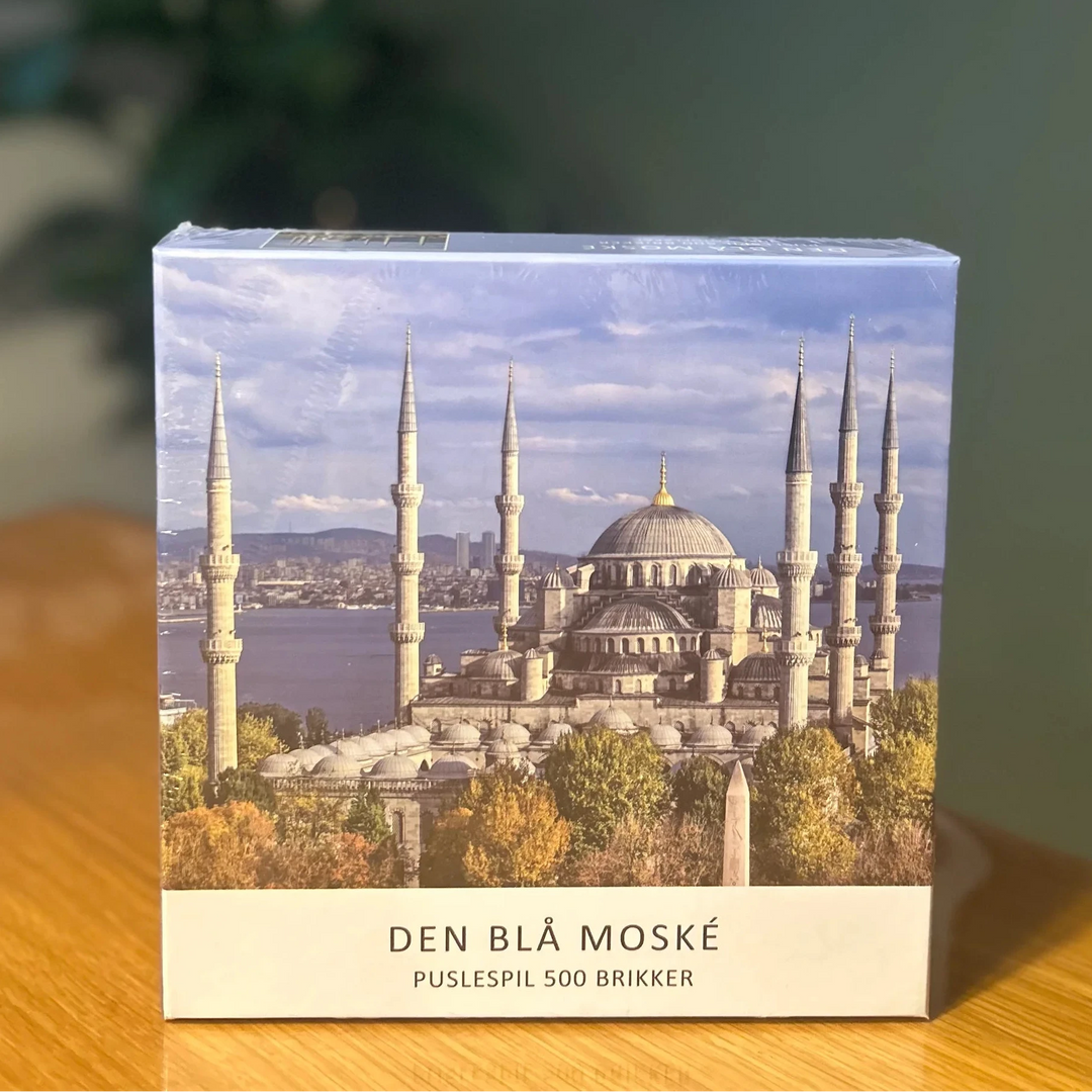 Den Blå Moské Puslespil - 500 Brikker - Finest Choice