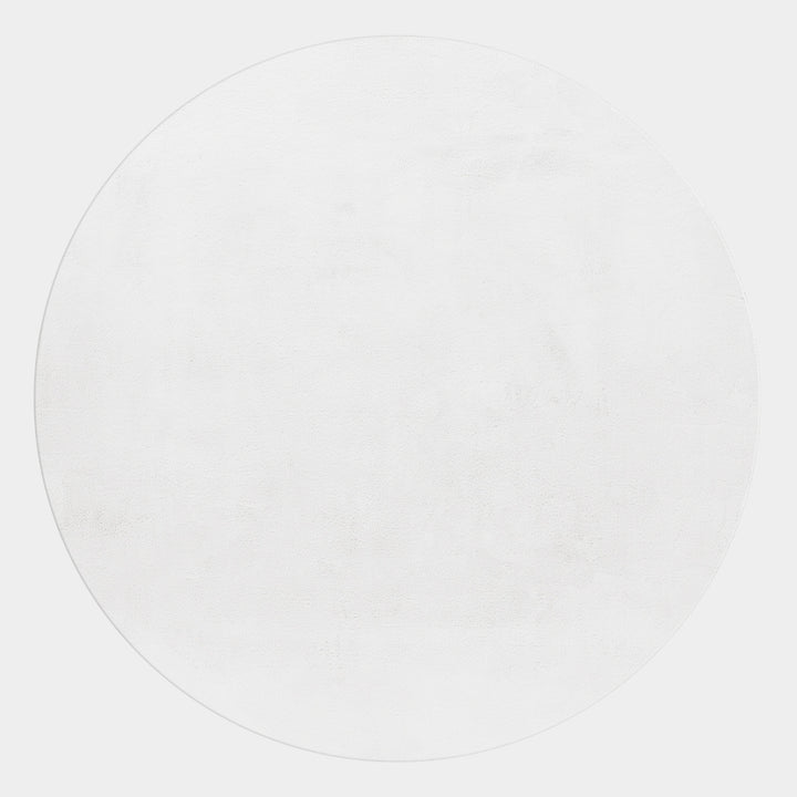 Pouffy 5100 Hvid Rund