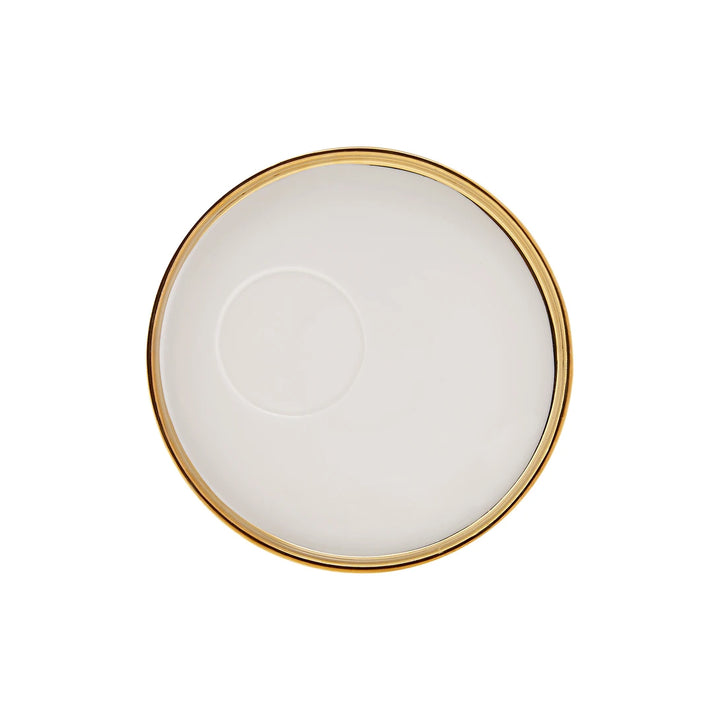 KARACA LEVIN ESPRESSOKOPPER TIL 2 PERSONER (100 ml.) | HVID/GULD