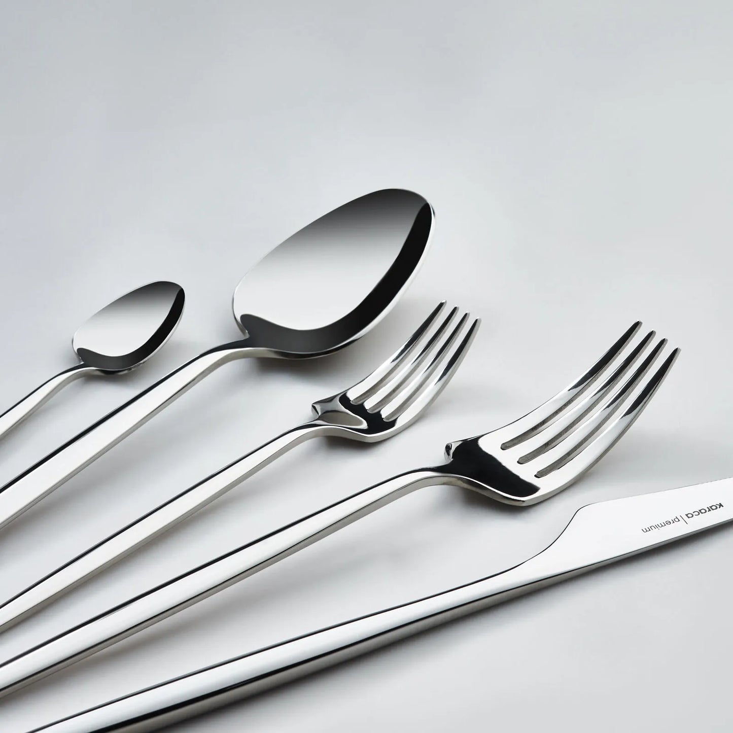 Karaca 316 Premium Moongate Sølv – Bestiksæt til 12 personer, 84 dele