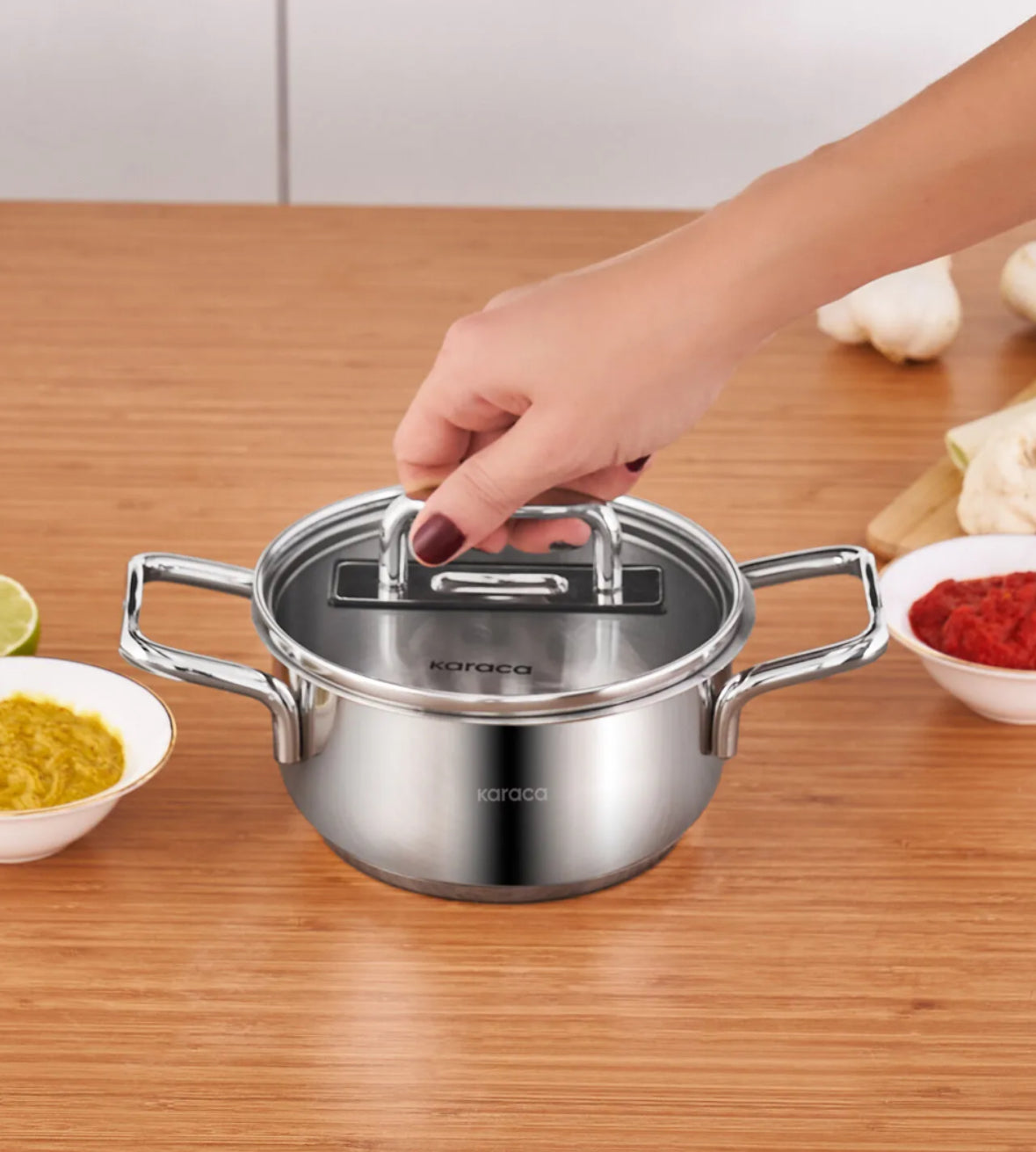 Karaca Grace – Rustfri Stålgryde 14 cm