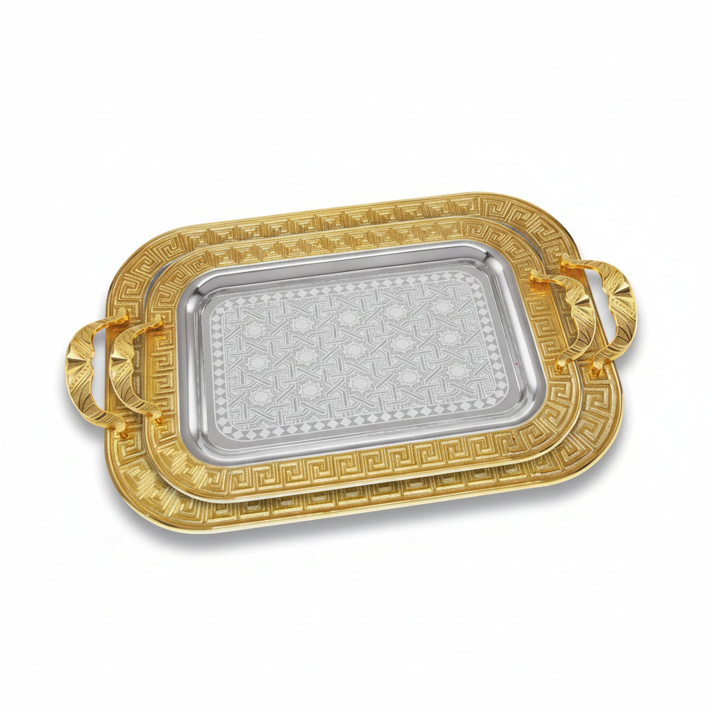 Almina Metalbakkesæt 2 stk. Guld/Sølv | Flere Varianter