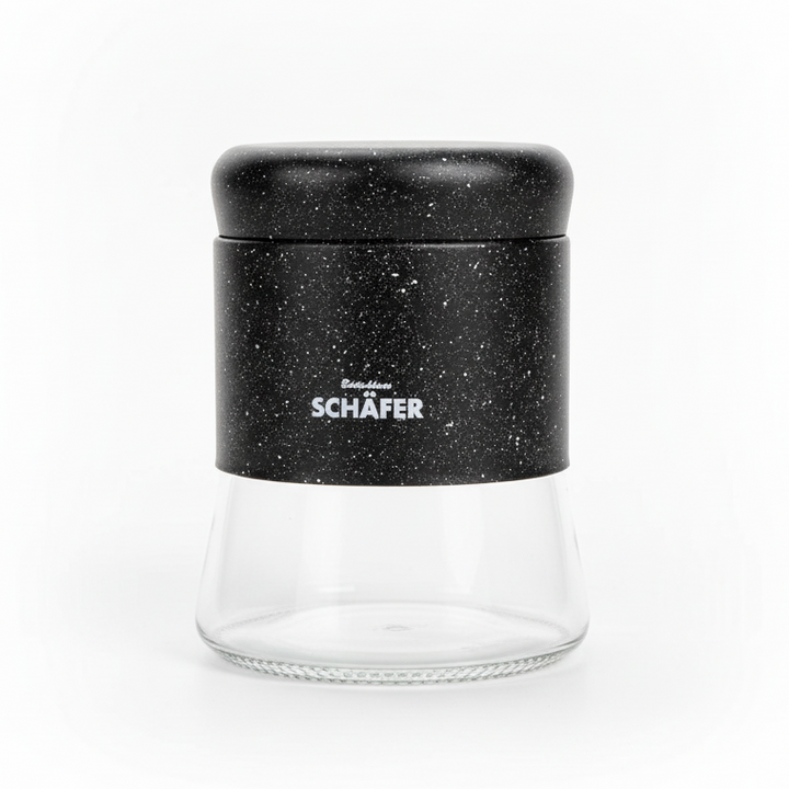 Schäfer Marble Black Madopbevaringsbeholder - 700 ml - Sort/Glas