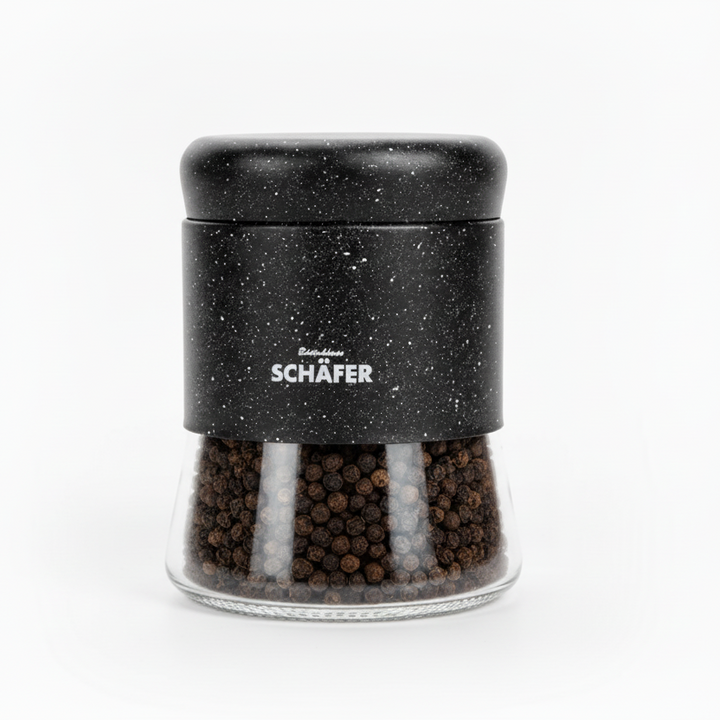 Schäfer Marble Black Madopbevaringsbeholder - 700 ml - Sort/Glas