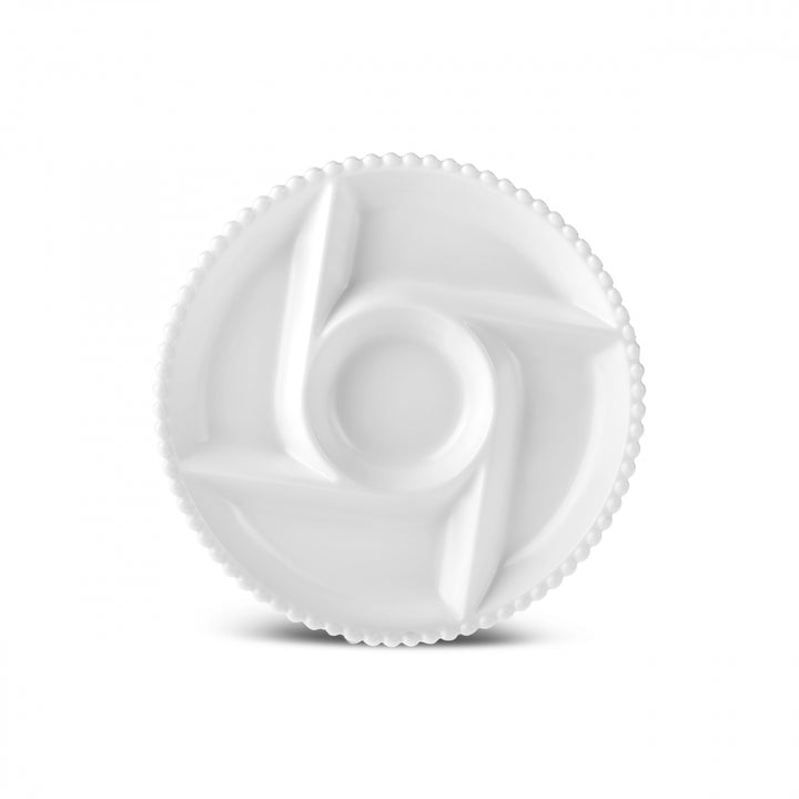 Karaca Carmen Perla Rund Serveringstallerken | 5 rum – 27 cm