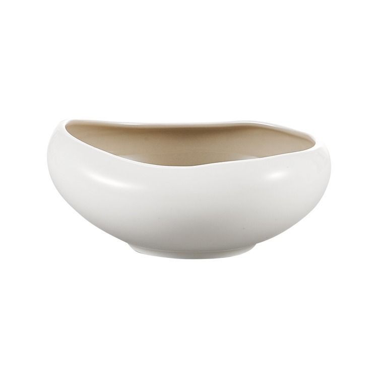 BRICARD BARLES PORCELÆNSSÆT | HVID-TAUPE 25 DELE - 6 PERSONER