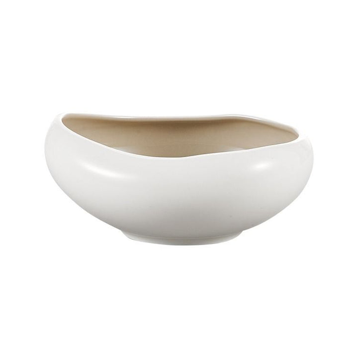 BRICARD BARLES PORCELÆNSSÆT | HVID-TAUPE 25 DELE - 6 PERSONER