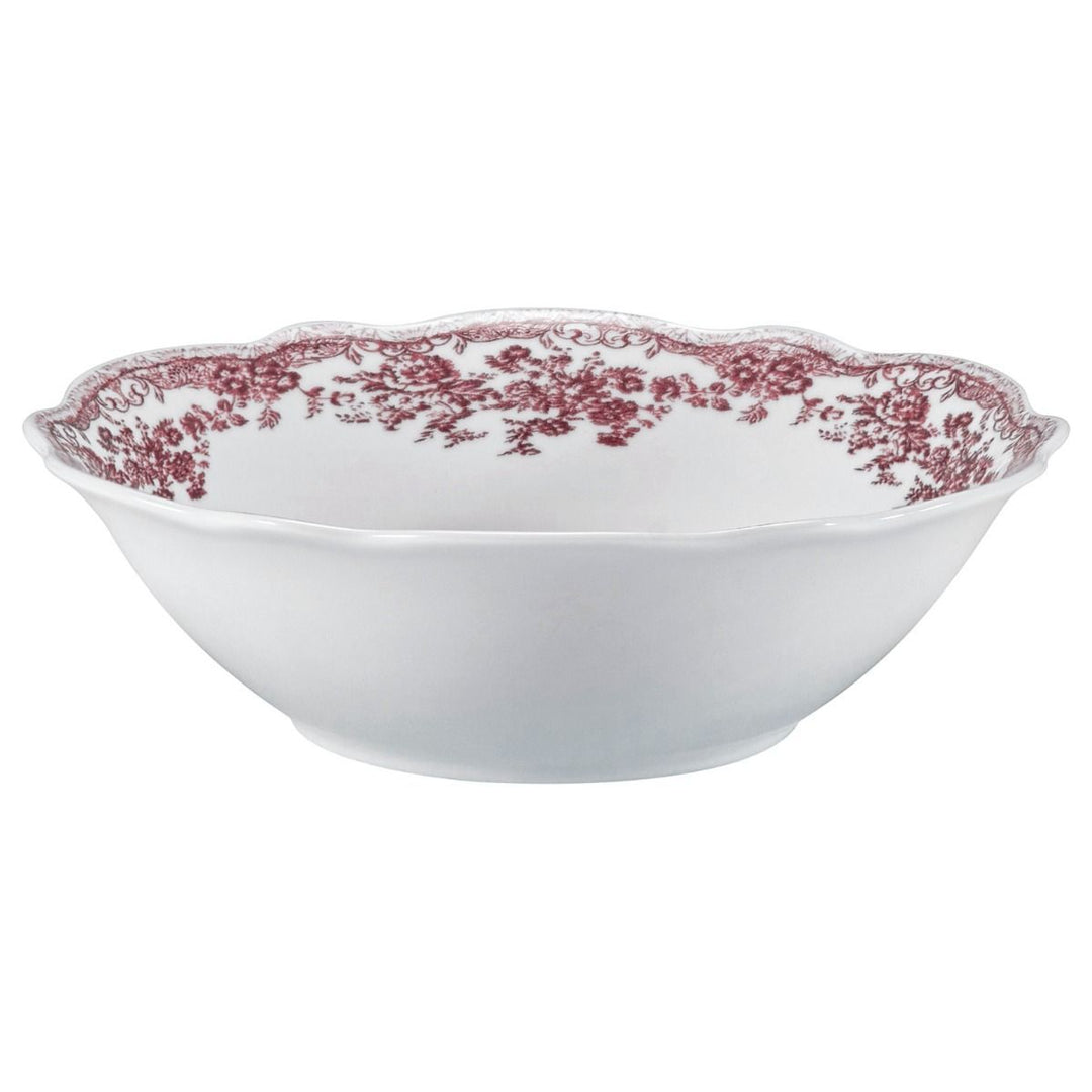 Bricard Fleury - Porcelæn tallerkensæt - 25 Dele | 6 Personer | Pink