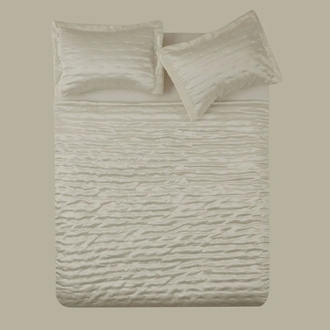 Karaca Home Vega – Dobbeltseng Sengetæppe 240x260 cm - Hvid