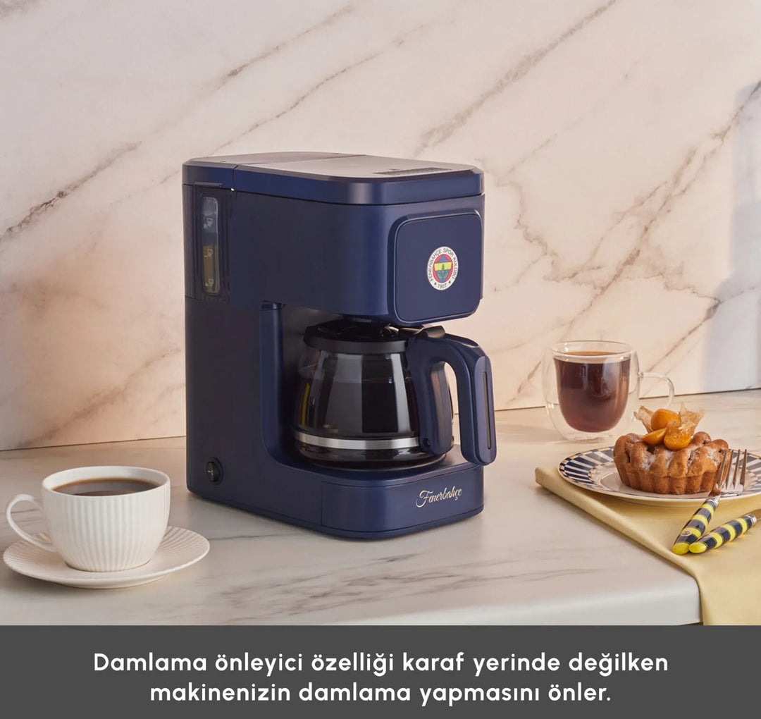 Karaca x Fenerbahce Just Coffee Aroma 2-in-1 Filterkaffe- og Temaskine