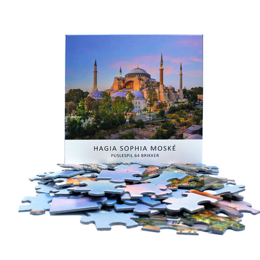 Hagia Sofia Moské Puslespil - 64 Brikker - Finest Choice