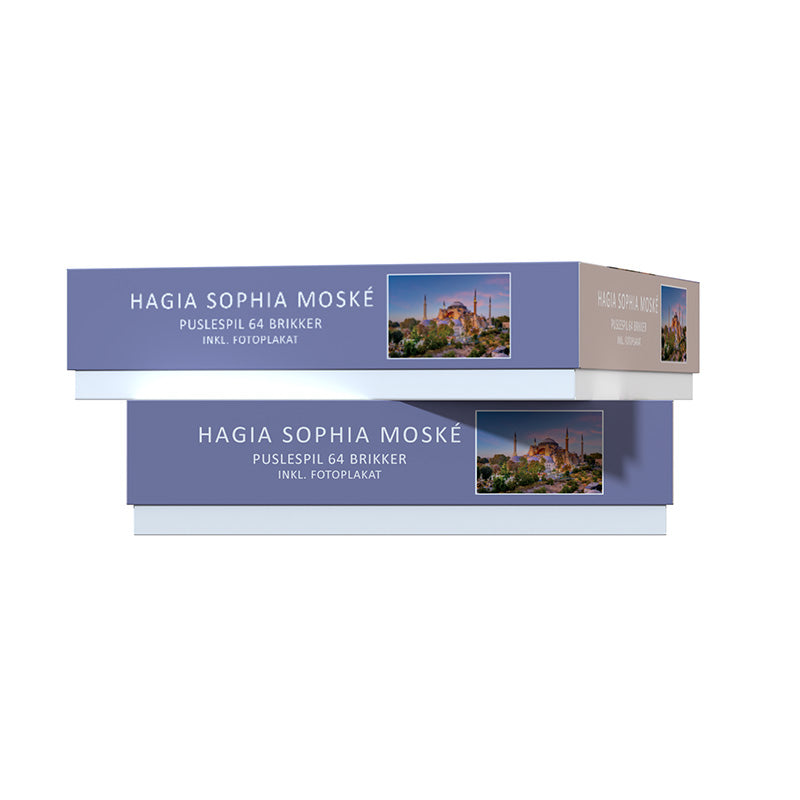 Hagia Sofia Moské Puslespil - 64 Brikker - Finest Choice