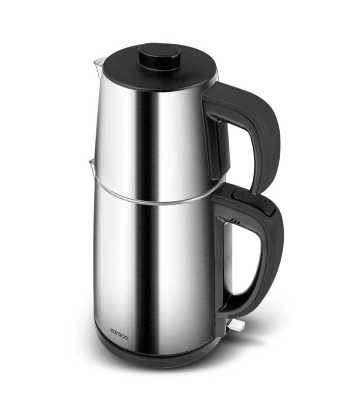 Karaca Gastro Dem 2-i-1 Inox te-maskine – Chrome