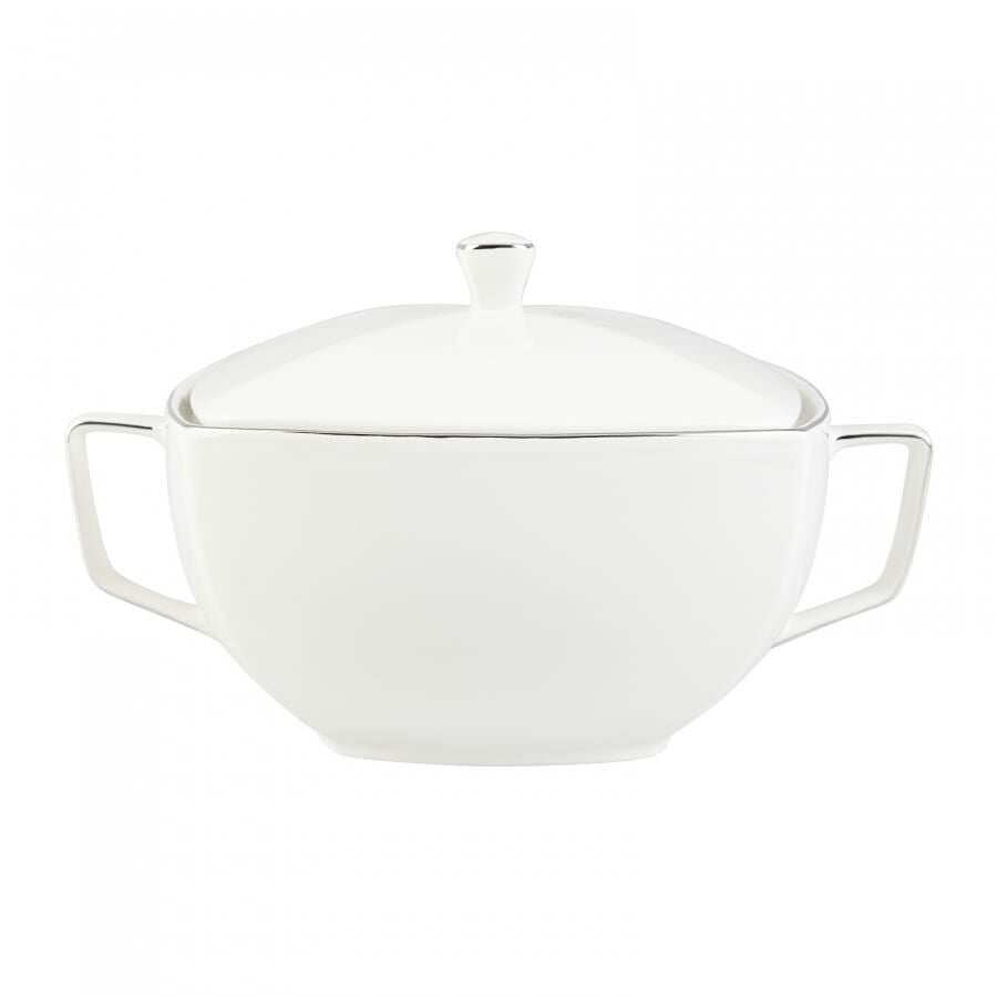 Karaca Tasia Fine Cream Middagssæt | 60 dele | 12 personer | Kvadratisk