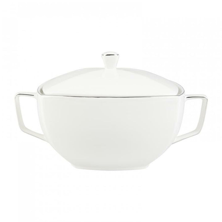 Karaca Tasia Fine Cream Middagssæt | 60 dele | 12 personer | Kvadratisk