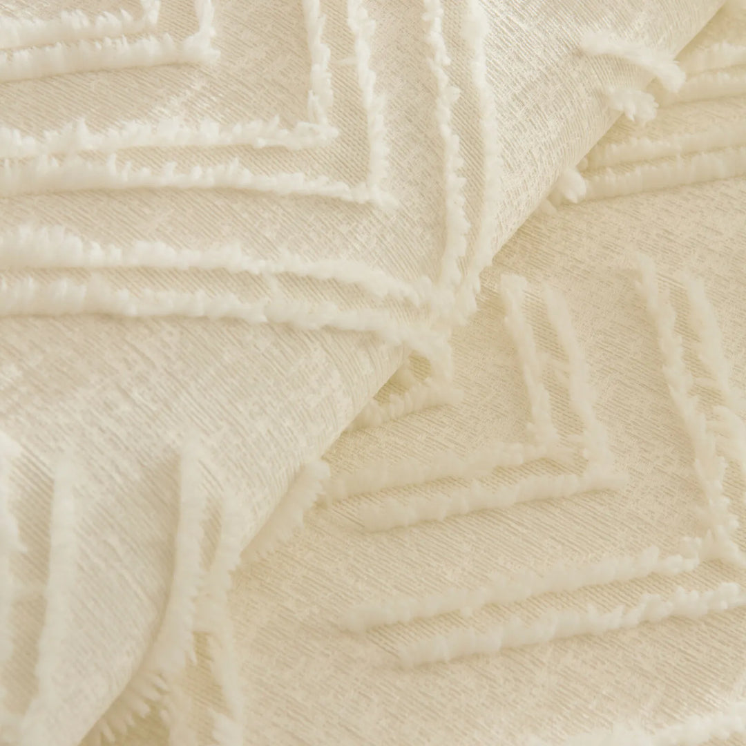 Karaca Home Velora – Dobbeltseng Sengetæppe 230x240 cm, Ecru