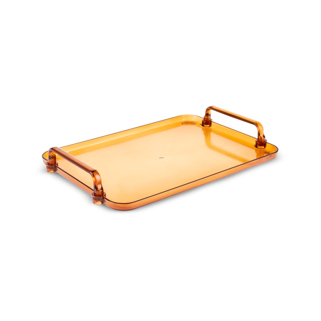 Karaca Claro Rektangulær Serveringsbakke – Amber, 30 cm