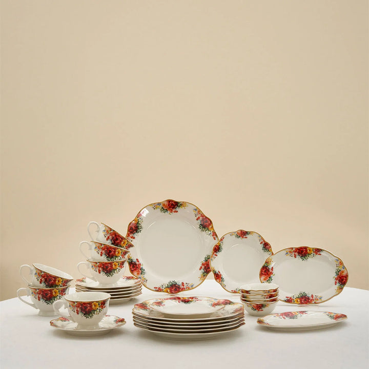 Karaca Forever Bone Amarose 26 Dele – 6 Personer