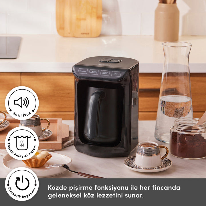 Emsan Közde Tyrkisk Kaffemaskine – Shiny Black