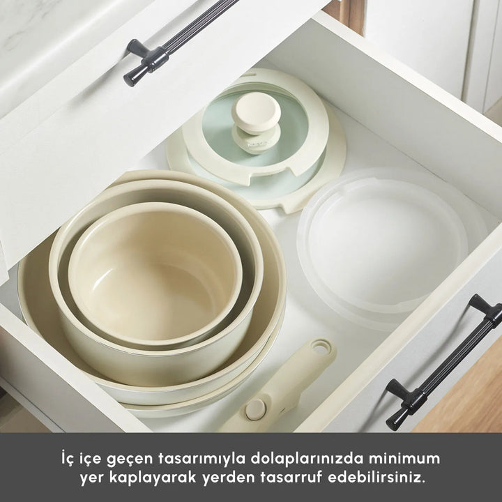 Karaca x Refika Swiss Crystal Almond 9 Dele Grydesæt